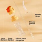 ⁦غطاء شاليموه بديل لاغطية الزجاجات للاطفال لمنع الانسكاب اثناء الشرب⁩ - الصورة ⁦8⁩