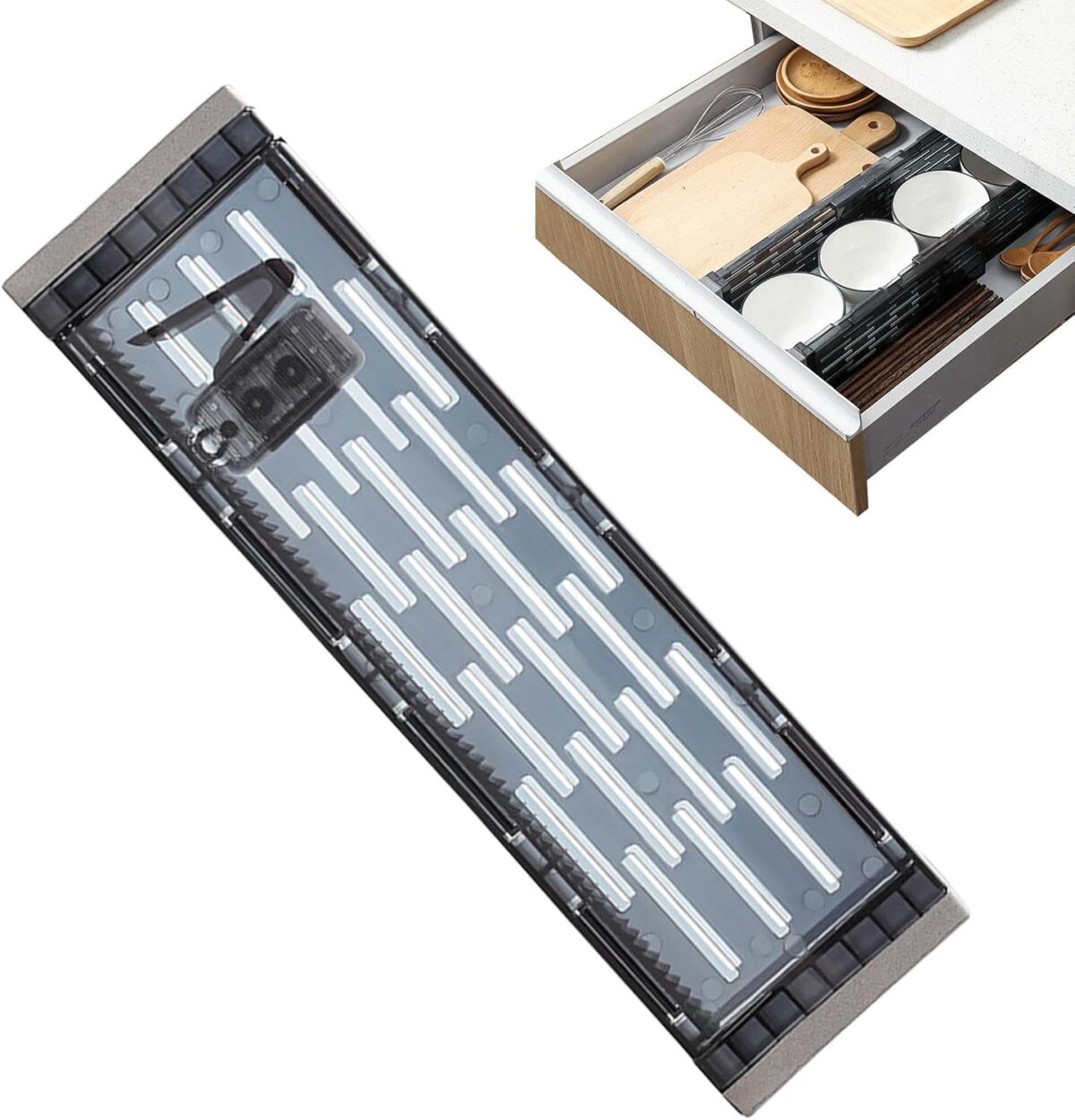 ⁦فاصل ادراج بلاستيك متعدد الاستخدامات قابل للتمدد⁩ - الصورة ⁦11⁩