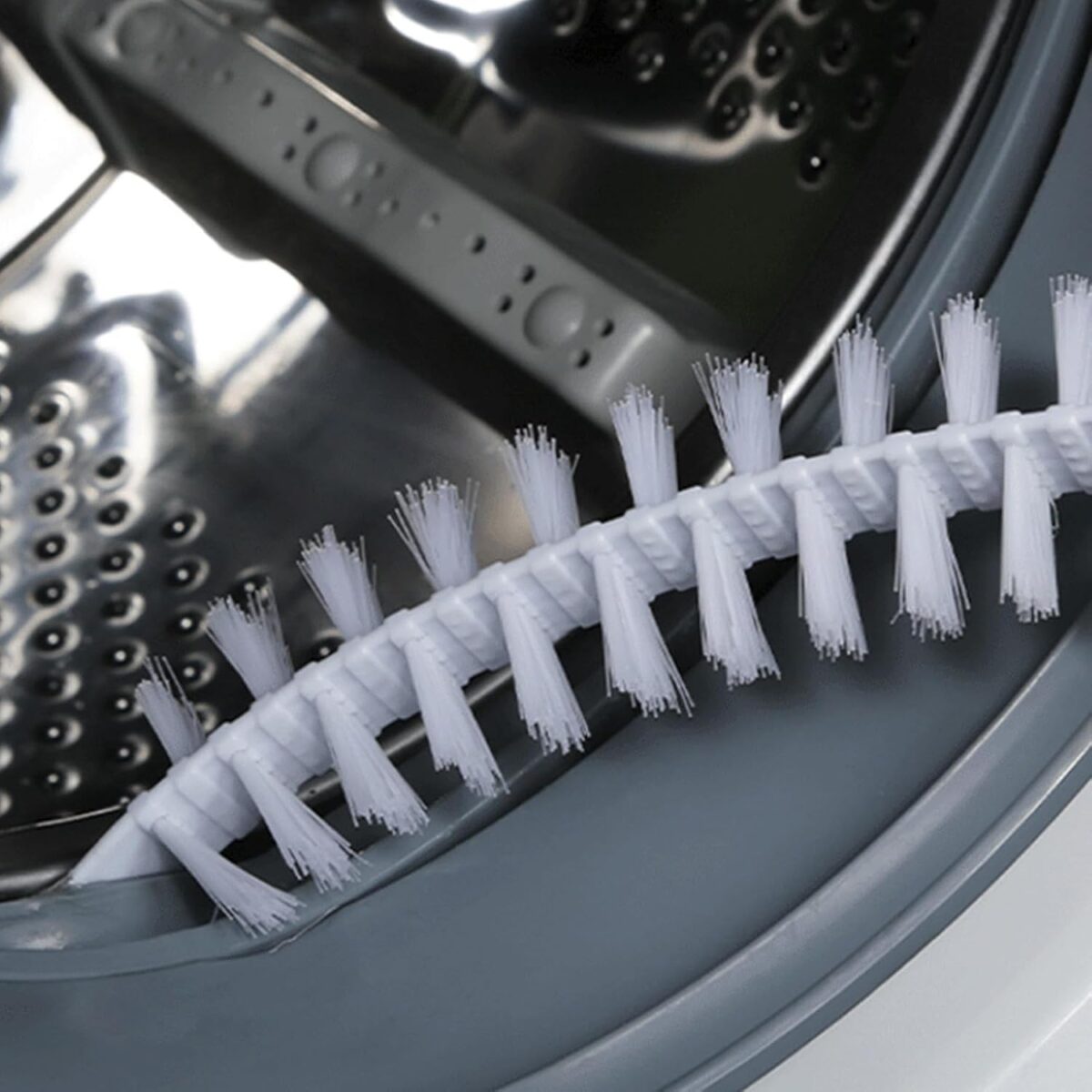 ⁦فرشة بشعيرات متينة لتنظيف الغسالة من الداخل بتصميم مرن قابل للطي⁩ - الصورة ⁦3⁩