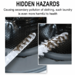 ⁦فرشة بشعيرات متينة لتنظيف الغسالة من الداخل بتصميم مرن قابل للطي⁩ - الصورة ⁦8⁩