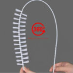 ⁦فرشة بشعيرات متينة لتنظيف الغسالة من الداخل بتصميم مرن قابل للطي⁩ - الصورة ⁦9⁩