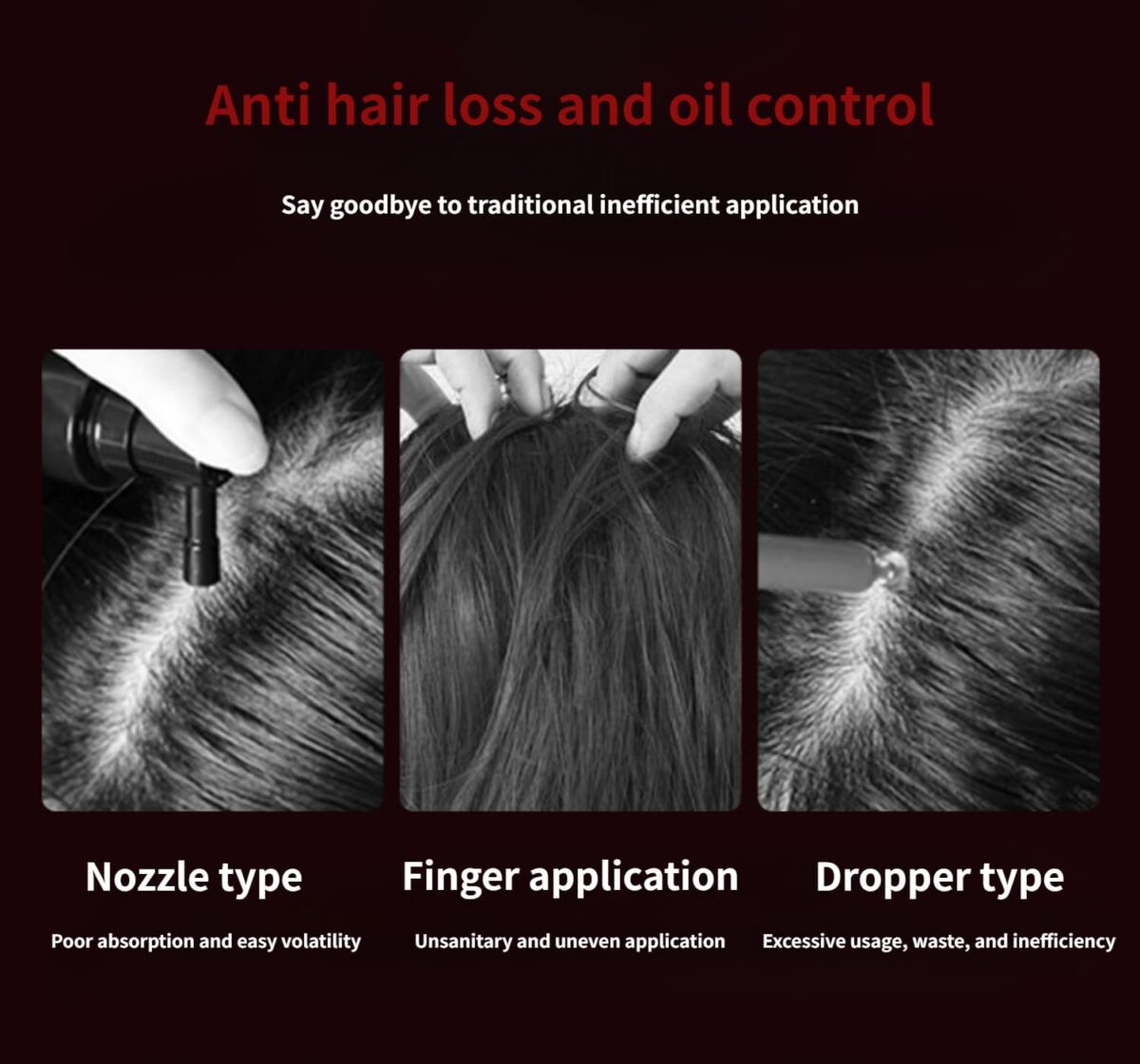 ⁦فرشة تدليك كهربائية لفروة الرأس ب3 سرعات بجزء مخصص للزيوت -تعمل بالشحن⁩ - الصورة ⁦7⁩