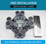 ⁦قاعدة غسالة قابلة للسحب والتعديل 60 * 60 سم مزودة بـ  عجلات متحركة و أقدام للتثبيت⁩ - الصورة ⁦5⁩