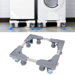 ⁦قاعدة غسالة قابلة للسحب والتعديل 60 * 60 سم مزودة بـ  عجلات متحركة و أقدام للتثبيت⁩ - الصورة ⁦7⁩