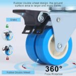 ⁦قاعدة غسالة قابلة للسحب والتعديل 60 * 60 سم مزودة بـ  عجلات متحركة و أقدام للتثبيت⁩ - الصورة ⁦10⁩