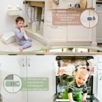 ⁦قفل أمان للأدراج  والدواليب والثلاجة لسلامة الاطفال بلزق دبل فيس قوي⁩ - الصورة ⁦9⁩