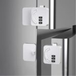 قفل امان لاصق برقم سري للدواليب والادراج والثلاجة لحماية الاطفال