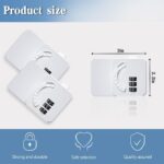 ⁦قفل امان لاصق برقم سري للدواليب والادراج والثلاجة لحماية الاطفال⁩ - الصورة ⁦4⁩