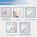 ⁦قفل امان لاصق برقم سري للدواليب والادراج والثلاجة لحماية الاطفال⁩ - الصورة ⁦6⁩