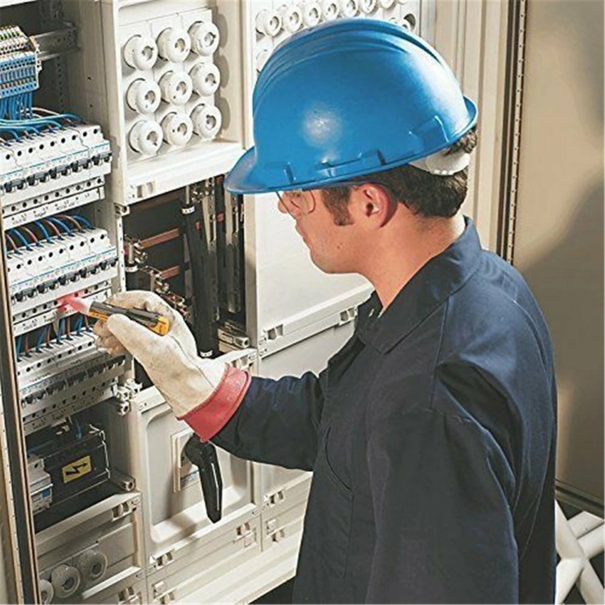 ⁦قلم تست كهربائي مزود خاصية التنبيه الصوتي مع ضوء يعمل بالحجارة⁩ - الصورة ⁦3⁩