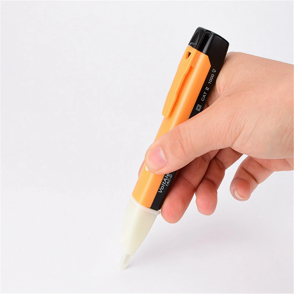 ⁦قلم تست كهربائي مزود خاصية التنبيه الصوتي مع ضوء يعمل بالحجارة⁩ - الصورة ⁦8⁩