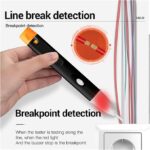 ⁦قلم تست كهربائي مزود خاصية التنبيه الصوتي مع ضوء يعمل بالحجارة⁩ - الصورة ⁦7⁩