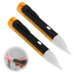 قلم تست كهربائي مزود خاصية التنبيه الصوتي مع ضوء يعمل بالحجارة