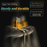 ⁦كابل شحن 4 في 1 مزدوج الرأس لنقل الداتا _ بقدرة 65 واط⁩ - الصورة ⁦9⁩