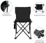 ⁦كرسي رحلات وتخييم قابل للطي مع مسند ضهر و جيب جانبي لحمل الموبايل⁩ - الصورة ⁦9⁩