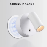 ⁦كشاف تاتش ب 3 درجات اضاءه مختلفة برأس دواره 360 درجة قابل لاعادة الشحن⁩ - الصورة ⁦3⁩