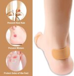 ⁦لاصقات فوم للقدم لحماية الجلد من الاحتكاك والجروح- 4 قطع⁩ - الصورة ⁦3⁩