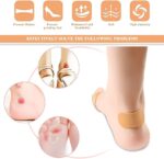 ⁦لاصقات فوم للقدم لحماية الجلد من الاحتكاك والجروح- 4 قطع⁩ - الصورة ⁦5⁩