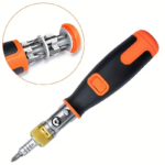 ⁦مفك براغي محمول 10 في 1 برأس قابلة للتعديل بزوايا 180 درجة⁩ - الصورة ⁦2⁩