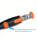 ⁦مفك براغي محمول 10 في 1 برأس قابلة للتعديل بزوايا 180 درجة⁩ - الصورة ⁦3⁩