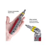 ⁦مفك براغي مغناطيسية 14 في 1 برأس قابلة للدوران بزوايا 180 درجة⁩ - الصورة ⁦6⁩