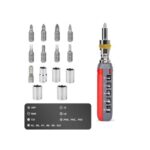 ⁦مفك براغي مغناطيسية 14 في 1 برأس قابلة للدوران بزوايا 180 درجة⁩ - الصورة ⁦8⁩