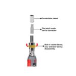 ⁦مفك براغي مغناطيسية 14 في 1 برأس قابلة للدوران بزوايا 180 درجة⁩ - الصورة ⁦10⁩