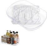 ⁦منظم اكليريك دوار  360 بقاعدة ثابتة لتنظيم ادوات المطبخ والتلاجة⁩ - الصورة ⁦7⁩