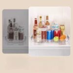 ⁦منظم اكليريك دوار  360 بقاعدة ثابتة لتنظيم ادوات المطبخ والتلاجة⁩ - الصورة ⁦3⁩