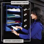 ⁦منظم دولاب 4 دور لترتيب الملابس مزود ب2 هوك لسهولة التعليق⁩ - الصورة ⁦2⁩