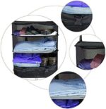 ⁦منظم دولاب 4 دور لترتيب الملابس مزود ب2 هوك لسهولة التعليق⁩ - الصورة ⁦9⁩