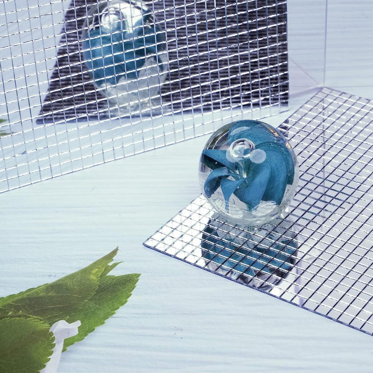 ⁦ورق حائط زجاج لاصق لتزيين الحوائط 20*20 سم⁩ - الصورة ⁦3⁩