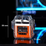 ⁦ولاعة بلازما كهربائية بدون لهب بكشاف ب 3 درجات إضاءة مختلفة مقاومة للماء قابلة لاعادة الشحن بمنفذ يو اس بي⁩ - الصورة ⁦5⁩