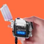 ولاعة بلازما كهربائية بدون لهب بكشاف ب 3 درجات إضاءة مختلفة مقاومة للماء قابلة لاعادة الشحن بمنفذ يو اس بي