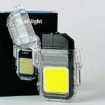 ولاعة كهربائية قابلة للشحن ب3 درجات اضاءة للطوارئ والرحلات