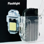 ⁦ولاعة كهربائية قابلة للشحن ب3 درجات اضاءة للطوارئ والرحلات⁩ - الصورة ⁦3⁩