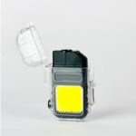 ⁦ولاعة كهربائية قابلة للشحن ب3 درجات اضاءة للطوارئ والرحلات⁩ - الصورة ⁦4⁩