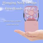 ⁦USB مروحة مكتب ميني قابلة للطي ب 3 سرعات تهوية بشحن⁩ - الصورة ⁦2⁩