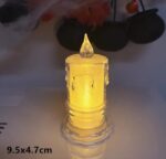 ⁦اباجورة مضيئة ديكور علي شكل شمعة من الاكليريك⁩ - الصورة ⁦3⁩