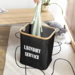 باسكت غسيل ووتر بروف قابل للطي بغطاء ويد من الجانبين لسهولة الحمل