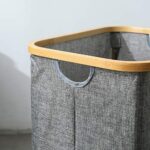 ⁦باسكت غسيل ووتر بروف قابل للطي بغطاء ويد من الجانبين لسهولة الحمل⁩ - الصورة ⁦6⁩