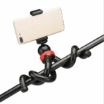 ⁦ترايبود بحامل ثلاثي مرن بتصميم اخطبوطي برأس كروية تدور 360 درجة مع مايك وإضاءة للتصوير⁩ - الصورة ⁦3⁩