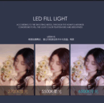 ترايبود لحمل الموبايل ثلاثي القوائم مع مايك وإضاءة  وريموت تحكم عن بعد - الصورة 5