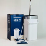 ⁦جردل موب لتنظيف وتجفيف الأرضيات مع مساحة دوارة 360 درجة بتصميم داخلي مزدوج⁩ - الصورة ⁦2⁩