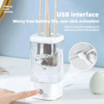 ⁦جهاز تنظيف وتجفيف فرش الميك اب الكهربائي بيعمل بيو اس بي⁩ - الصورة ⁦8⁩