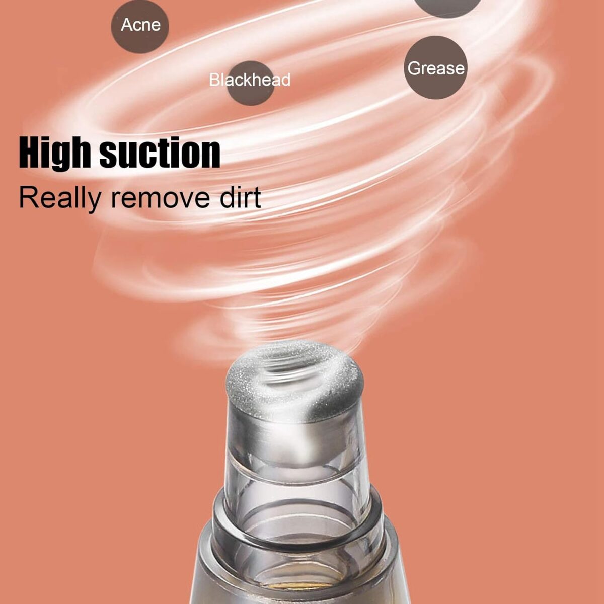 ⁦جهاز شفط وازالة الرؤوس السوداء ب5 رؤوس مختلفة - قابل للشحن⁩ - الصورة ⁦9⁩