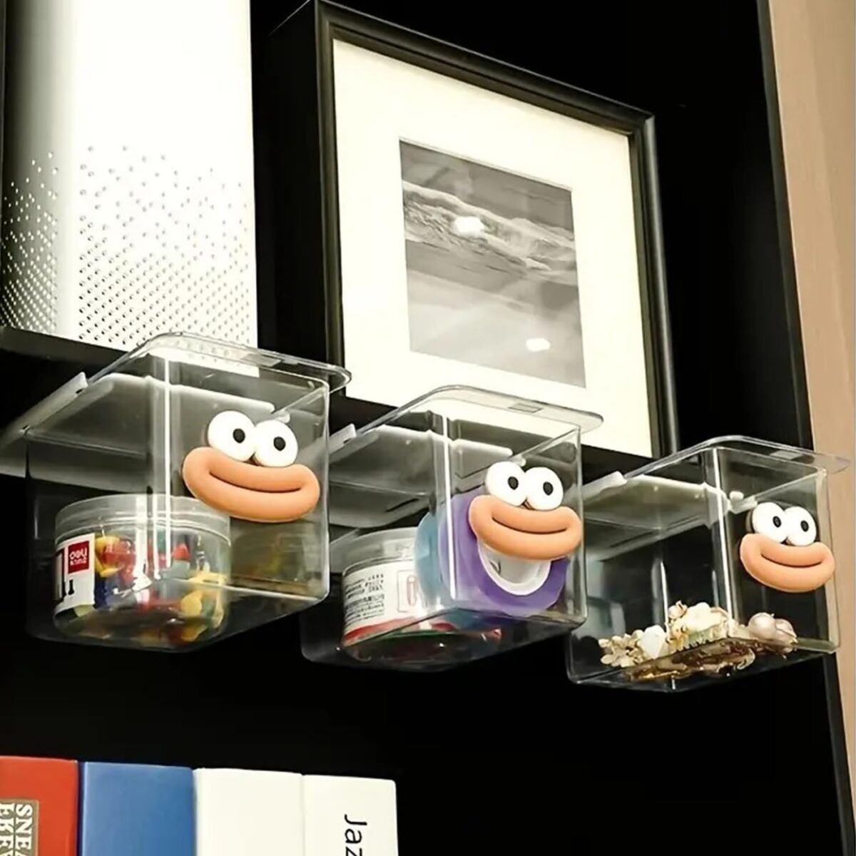 ⁦درج تخزين معلق يثبت تحت الرفوف لحمل المنديل والاكسسوارات⁩ - الصورة ⁦9⁩