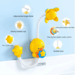 ⁦دش استحمام للأطفال بشكل بطة مجسمة بنظامين رش للمياه⁩ - الصورة ⁦4⁩