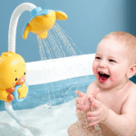 ⁦دش استحمام للأطفال بشكل بطة مجسمة بنظامين رش للمياه⁩ - الصورة ⁦6⁩