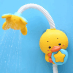 ⁦دش استحمام للأطفال بشكل بطة مجسمة بنظامين رش للمياه⁩ - الصورة ⁦7⁩